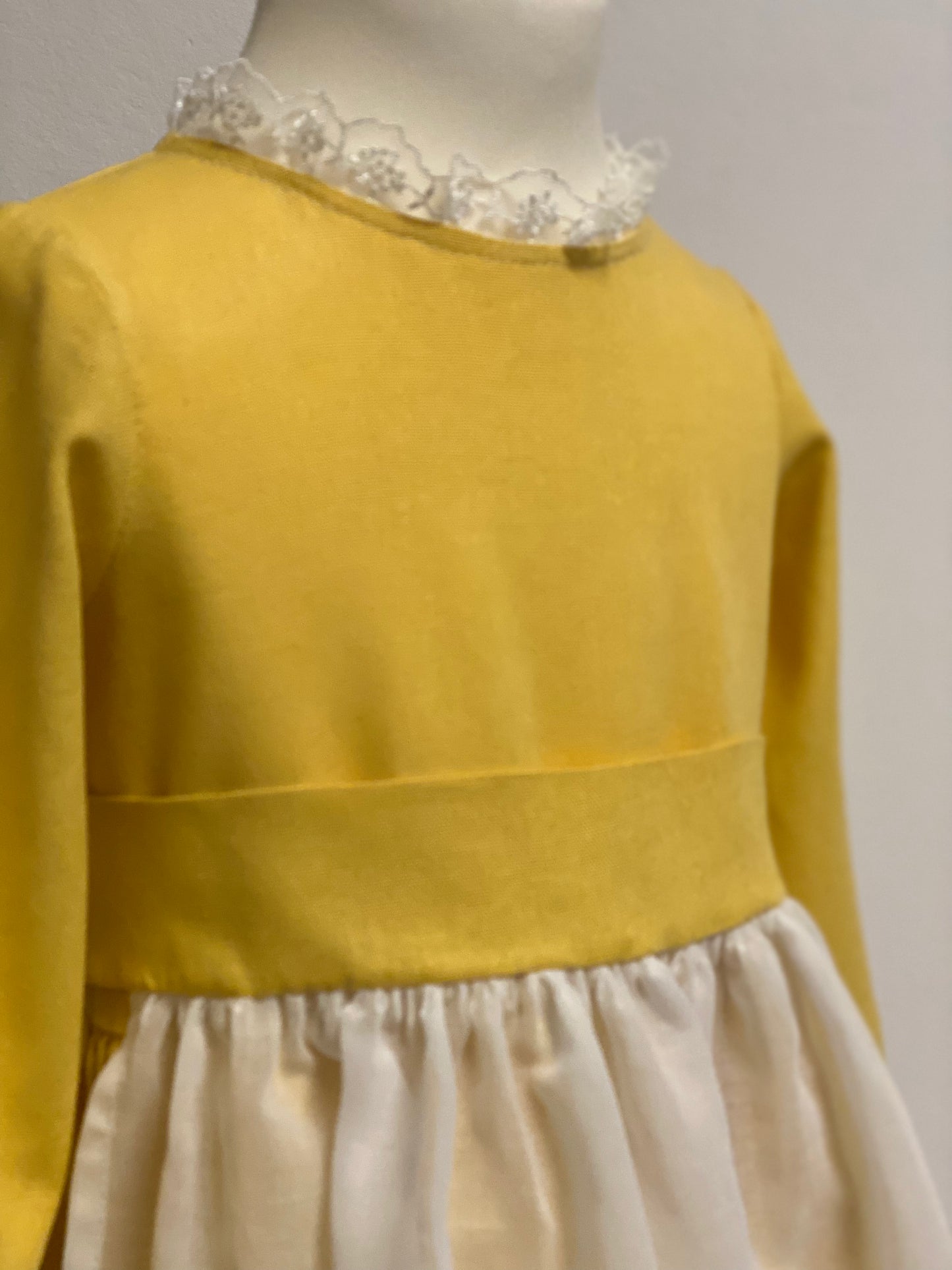 Blumenkleid "Sweet Yellow" Gr 98