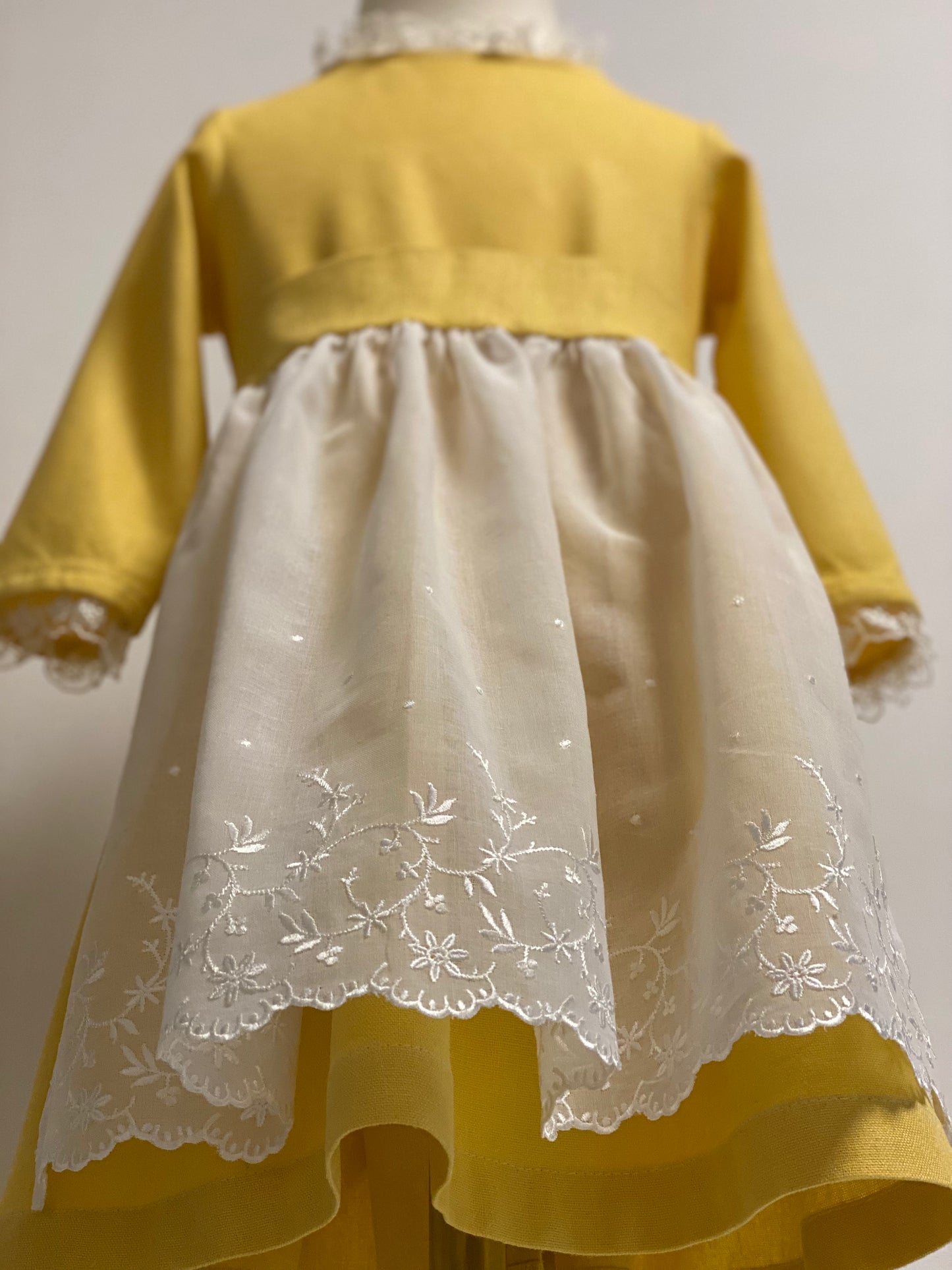 Blumenkleid "Sweet Yellow" Gr 104