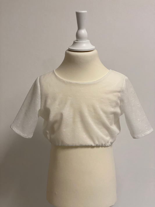 Dirndlbluse "sanfte Spitze" Gr 98