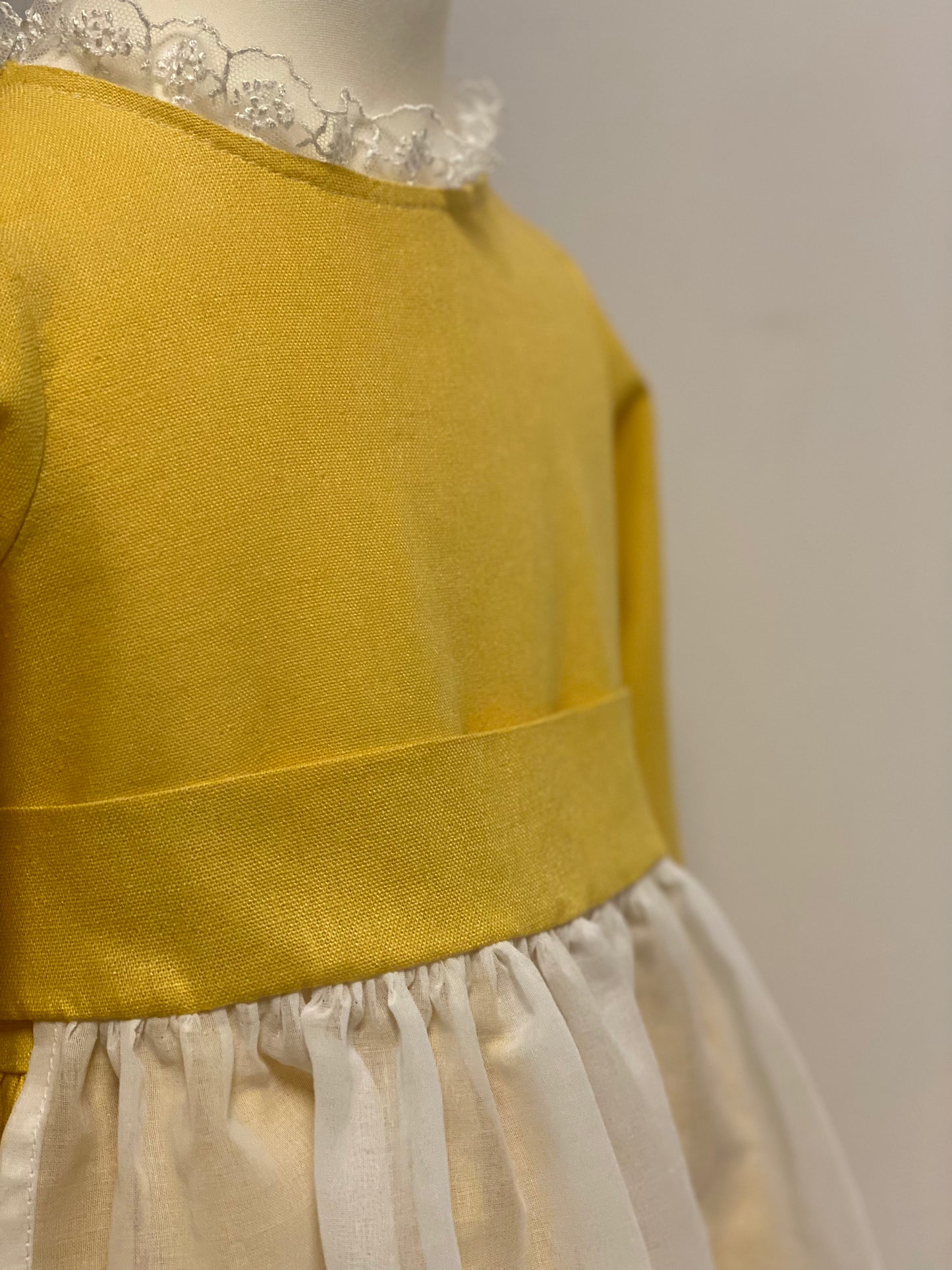 Blumenkleid "Sweet Yellow" Gr 104