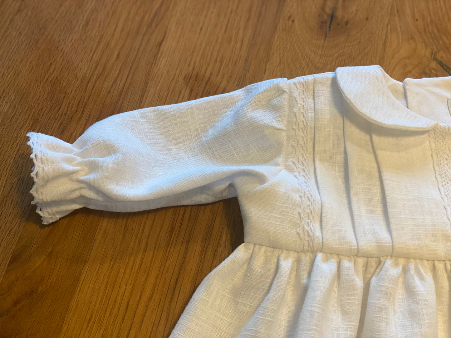 Taufkleid mit Kragen Gr 62/68