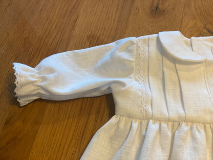 Taufkleid mit Kragen Gr 62/68
