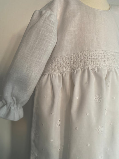 Taufkleid "Dirndl all in one" Gr 74/80