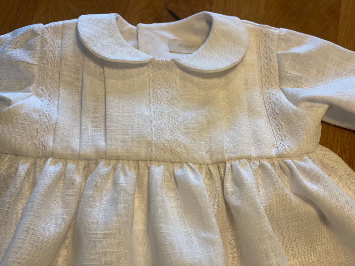 Taufkleid mit Kragen Gr 62/68