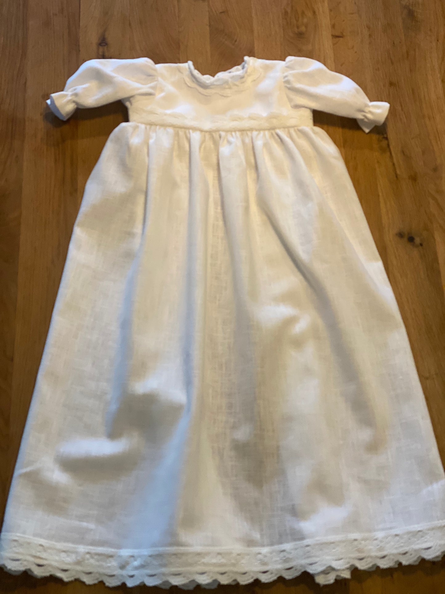 Taufkleid mit Kragen Gr 62/68