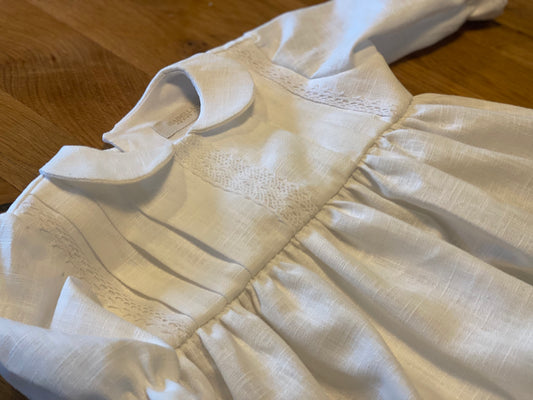 Taufkleid mit Kragen Gr 62/68